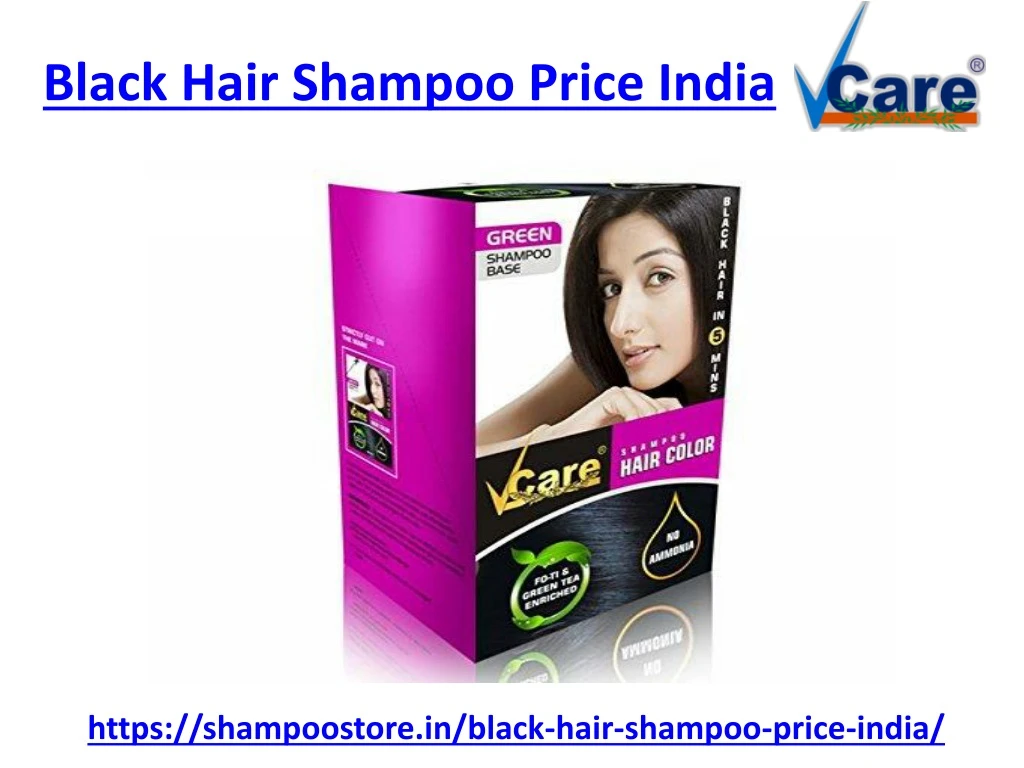 black hair shampoo price india