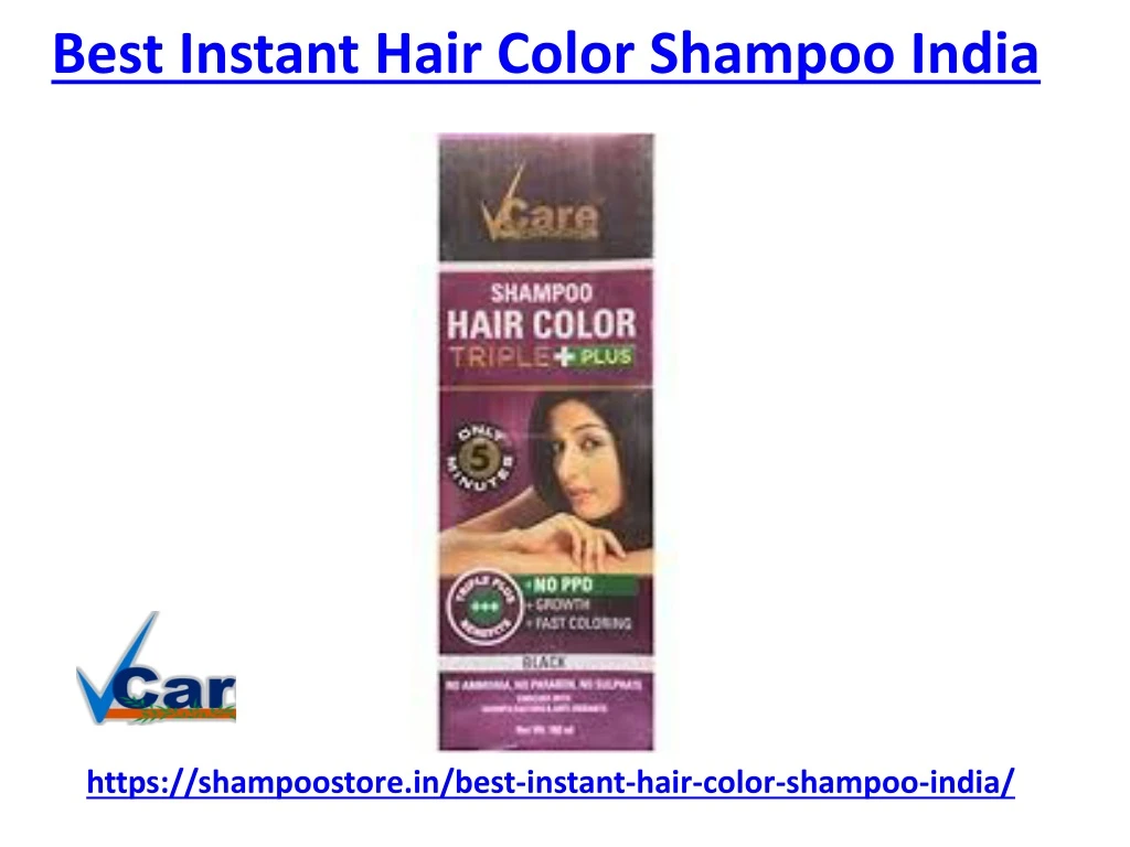 best instant hair color shampoo india