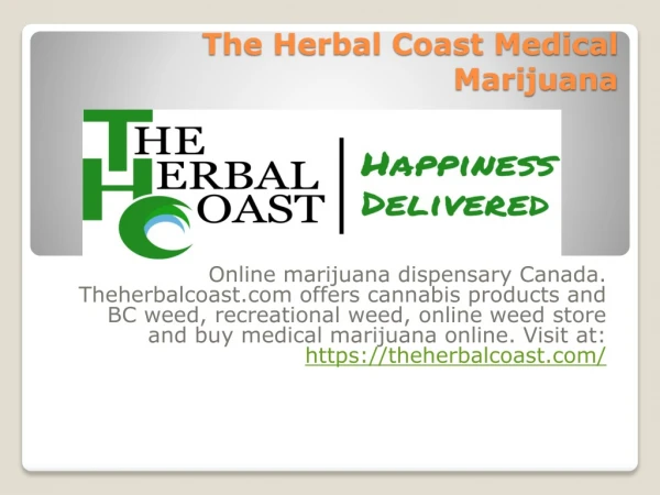the herbal coast medical marijuana