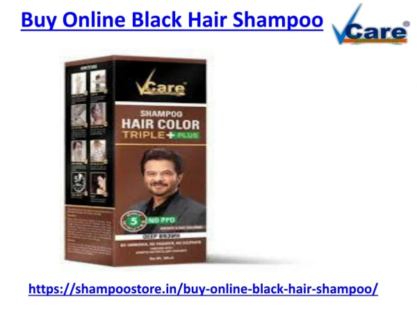 buy online black hair shampoo