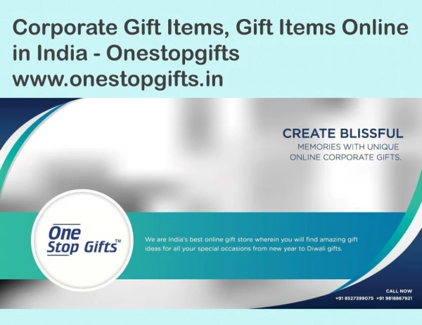Online Shopping Gift  In India - Onestopgifts.in
