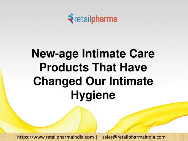 New-age Intimate Care Products That Have Changed Our Intimate Hygiene