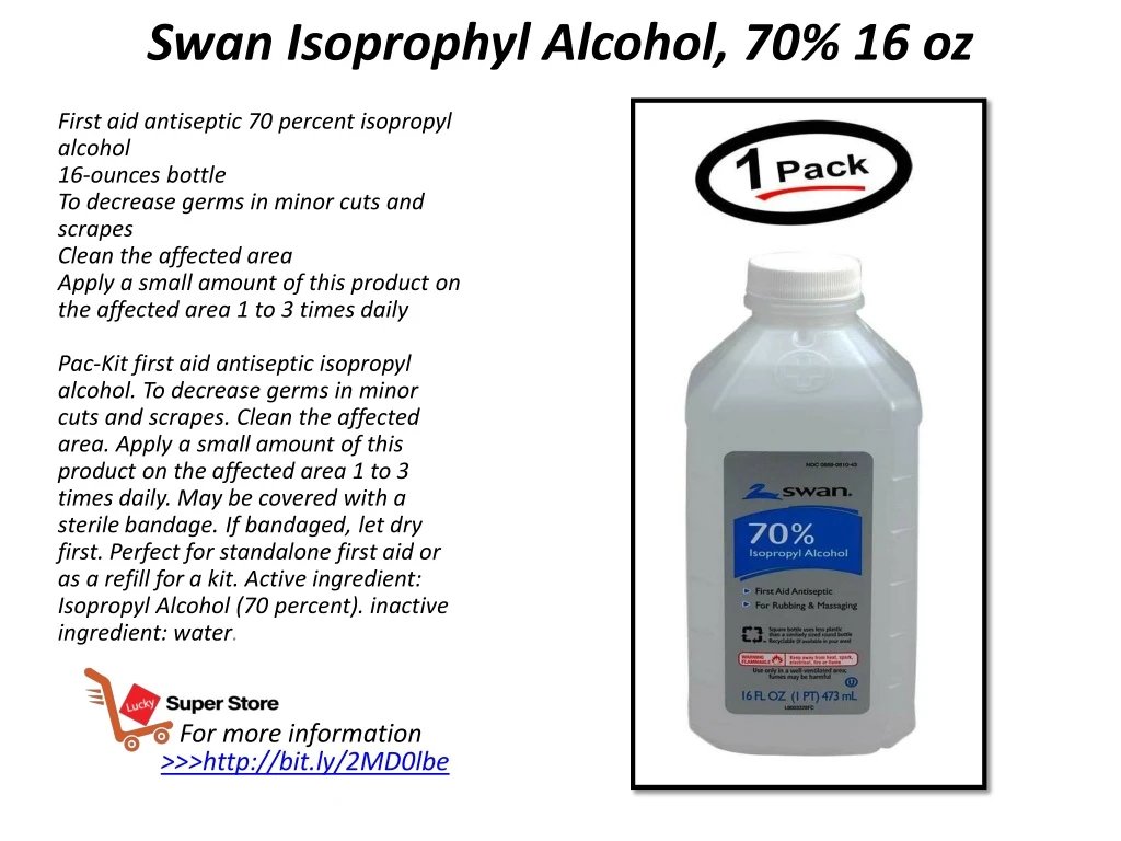 swan isoprophyl alcohol 70 16 oz