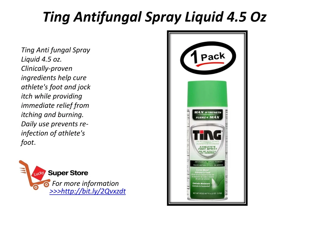 ting antifungal spray liquid 4 5 oz