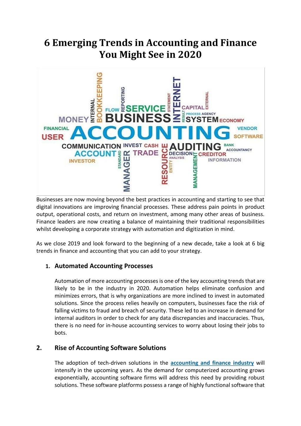 6 emerging trends in accounting and finance
