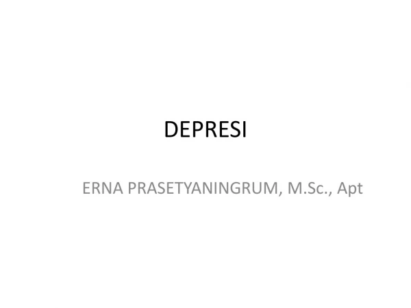 depresi