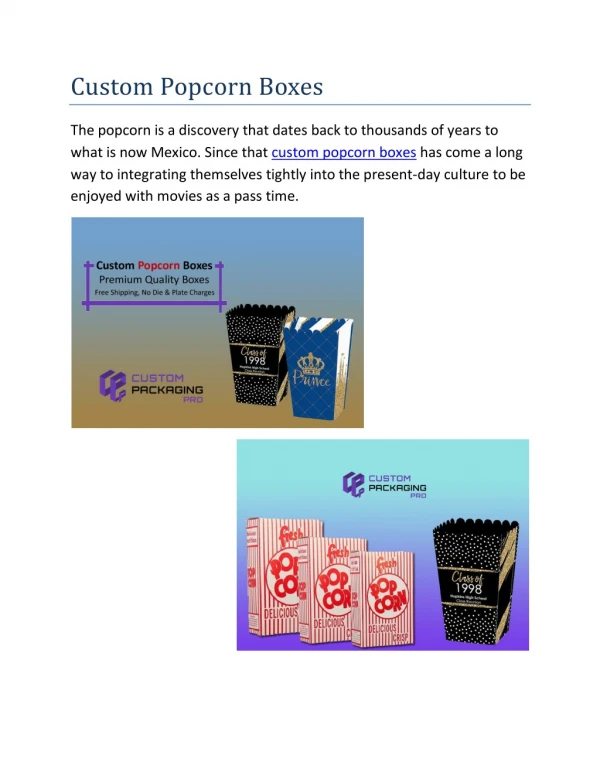custom popcorn boxes