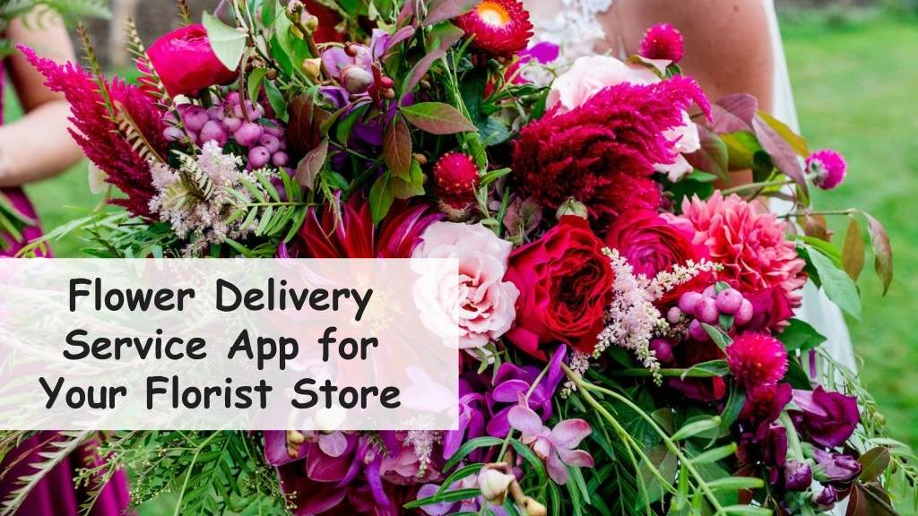 flower delivery service app for your florist store