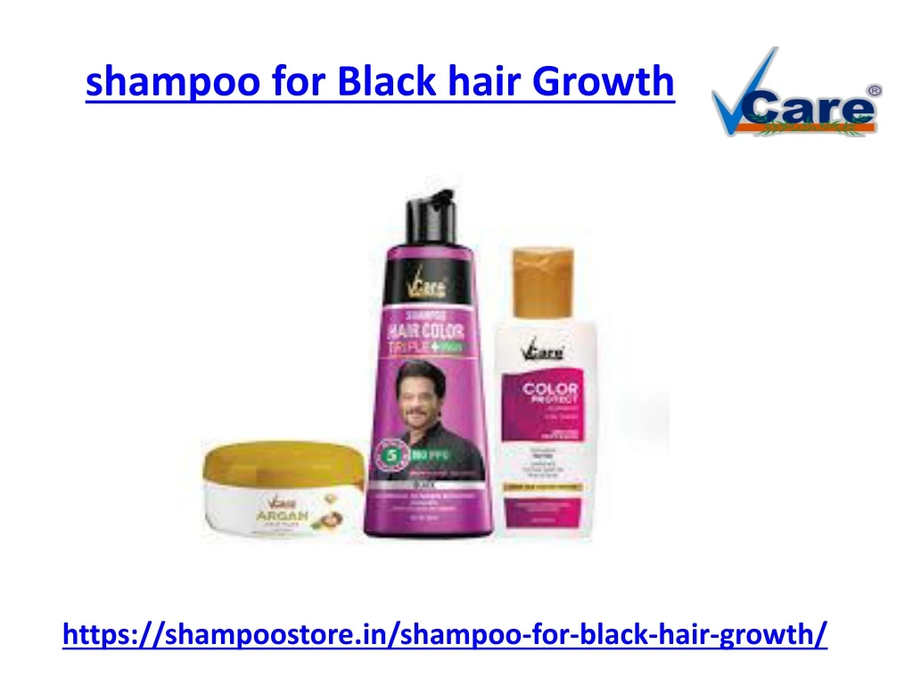 shampoo for black hair growth