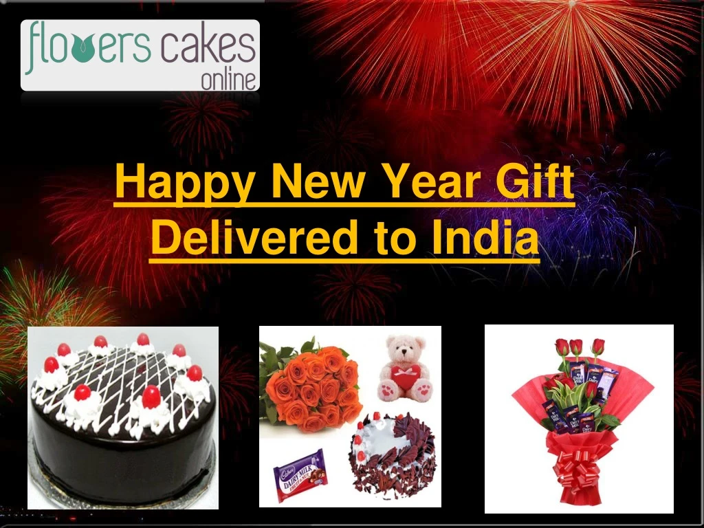 happy new year gift delivered to india