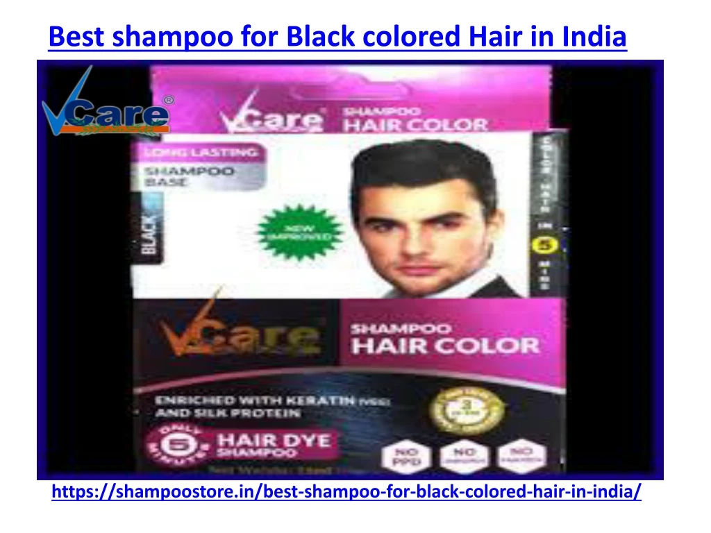 best shampoo for black colored hair in india