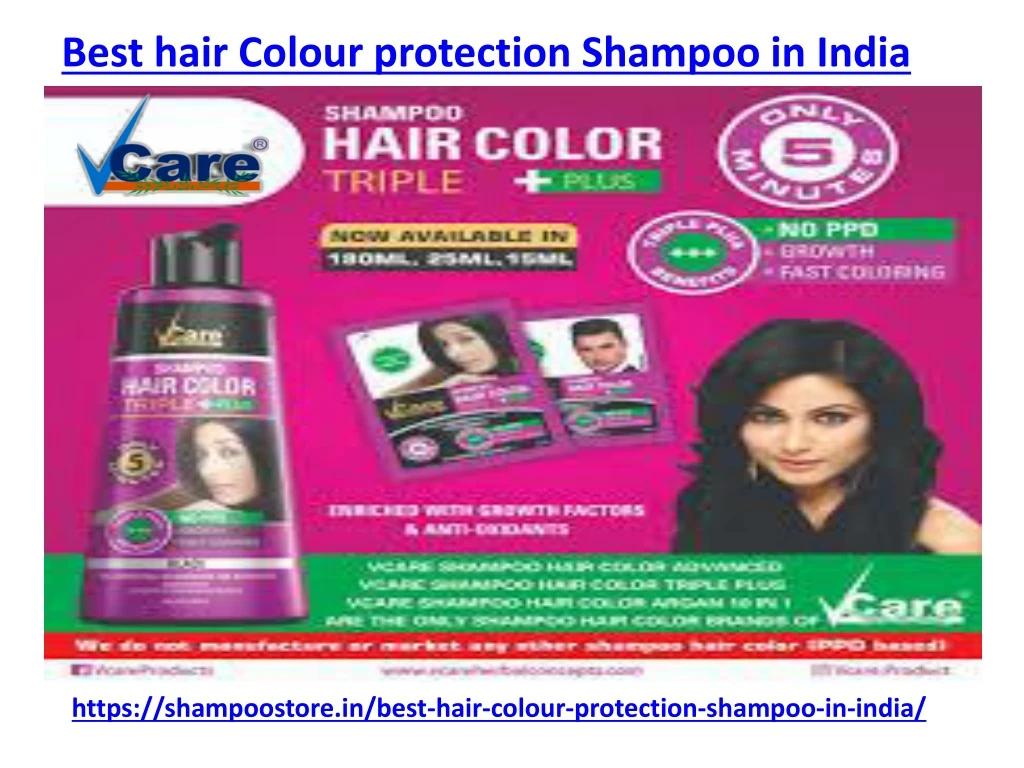 best hair colour protection shampoo in india