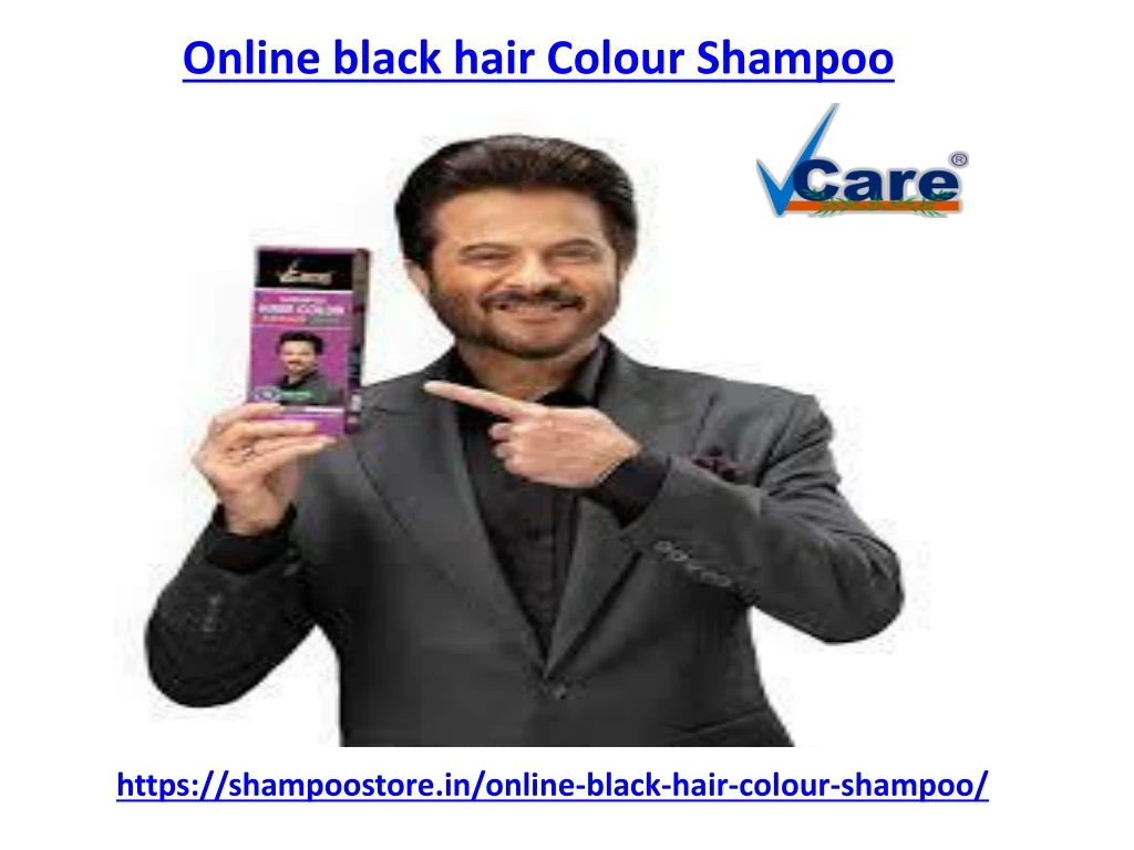 online black hair c olour shampoo