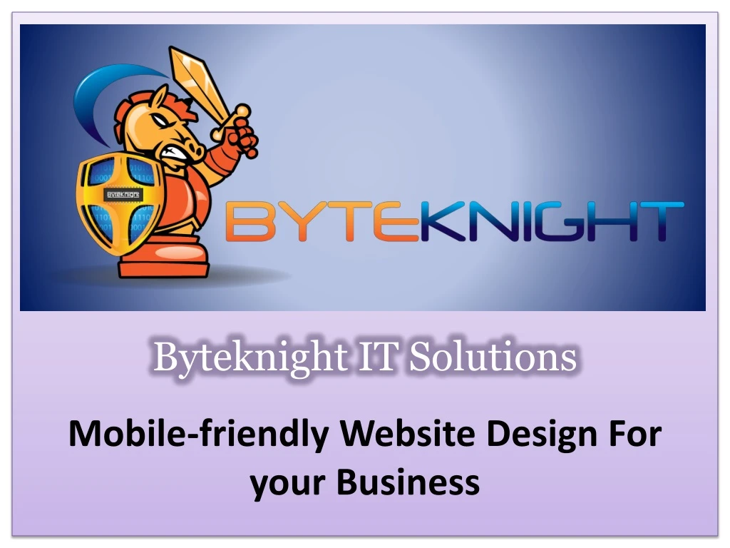 mobile friendly website design for your business