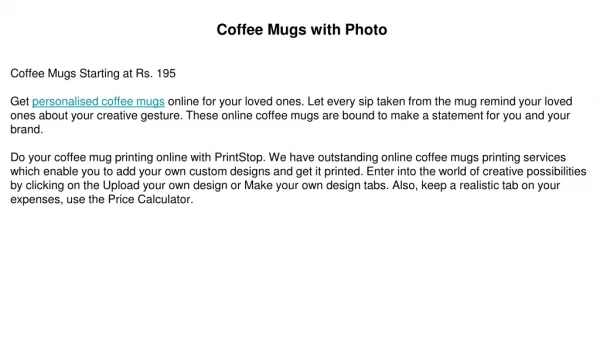 Buy Custom Printed Mugs