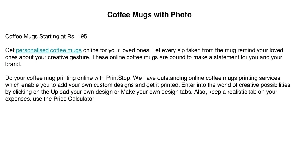 coffee mugs with photo coffee mugs starting