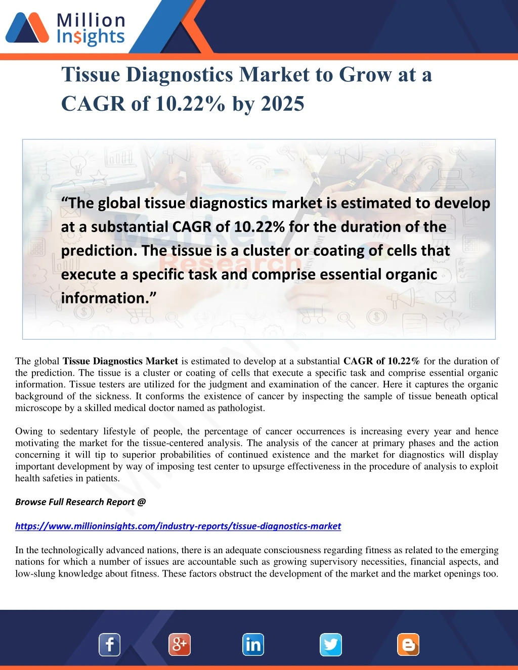 tissue diagnostics market to grow at a cagr