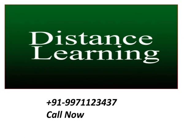 MBA Distance Course Admission 2020 | Fee Structure.9971123437