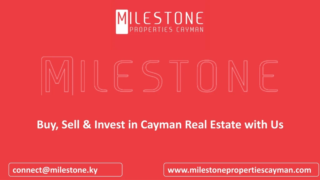 buy sell invest in cayman real estate with us