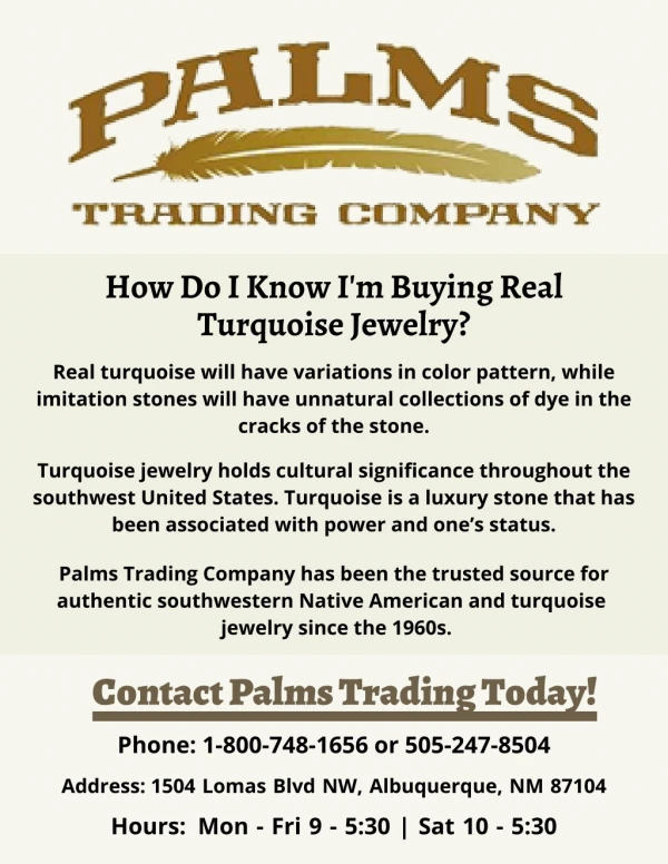 How Do I Know I'm Buying Real Turquoise Jewelry?