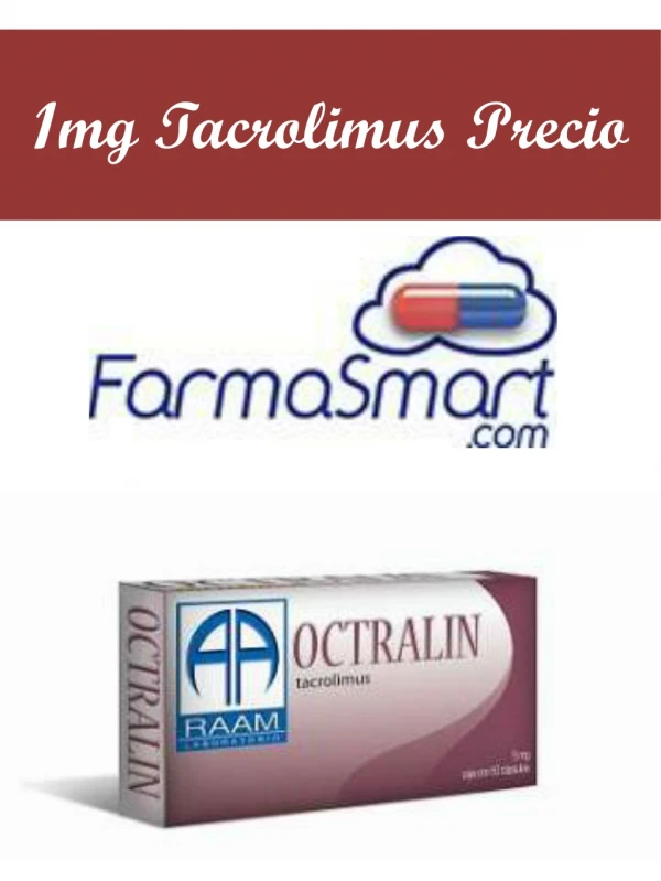 1mg Tacrolimus Precio