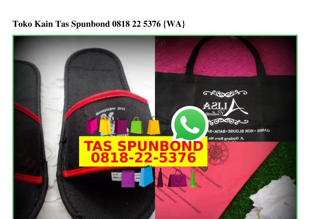 toko kain tas spunbond 0818 22 5376 wa