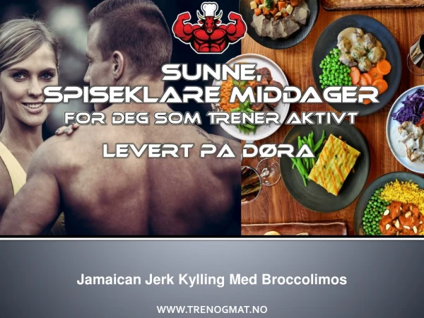 Jamaican Jerk Kylling Med Broccolimos