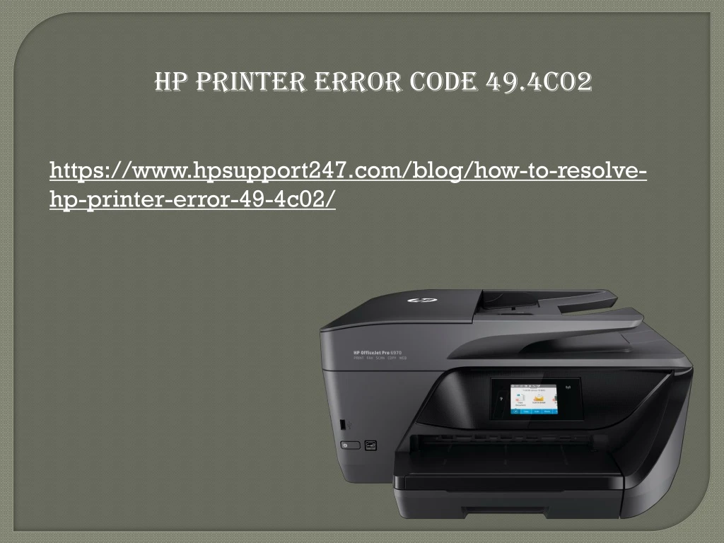 hp printer error code 49 4c02