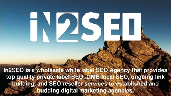 in2seo is a wholesale white label seo agency that