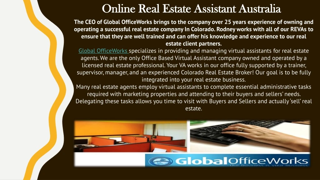 online real estate assistant australia