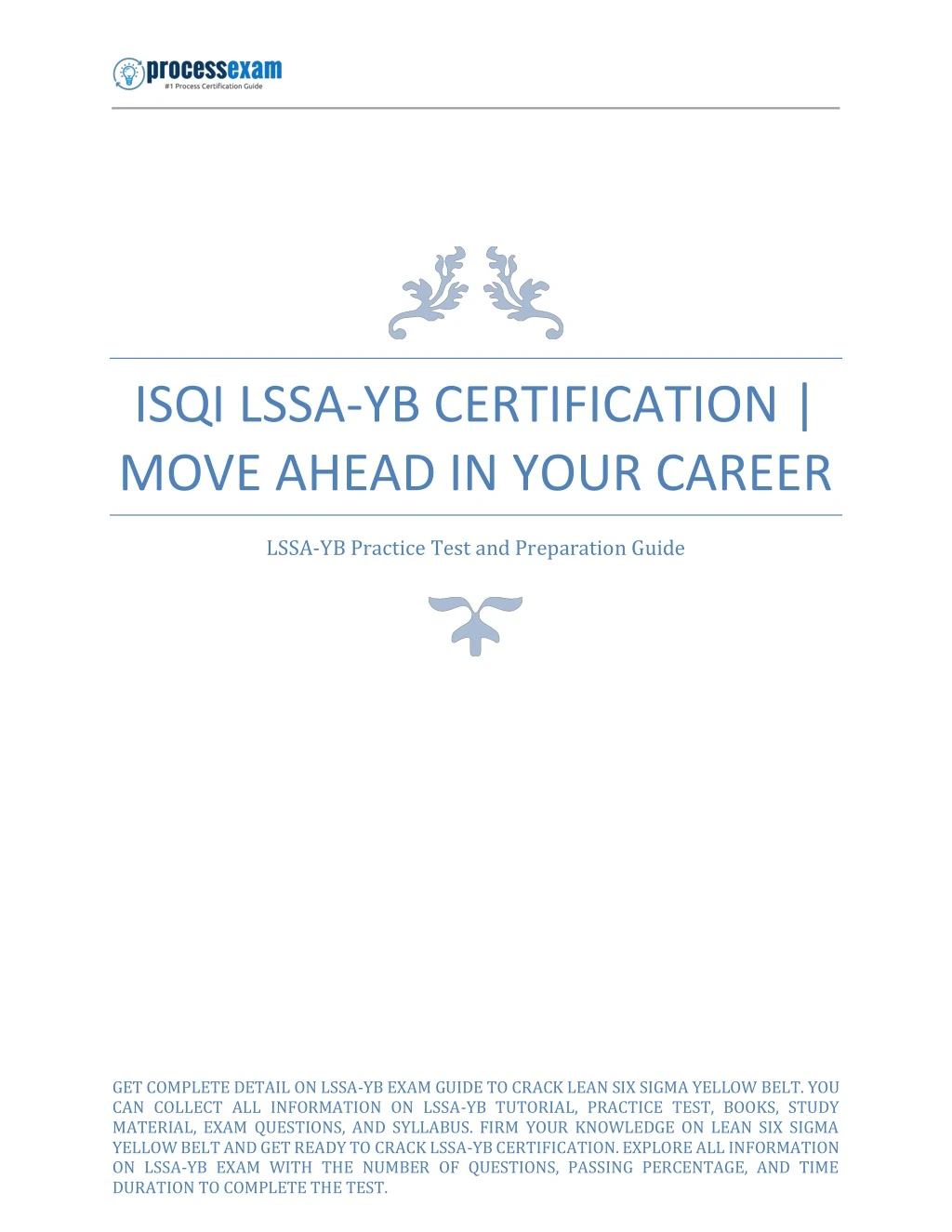 isqi lssa yb certification move ahead in your