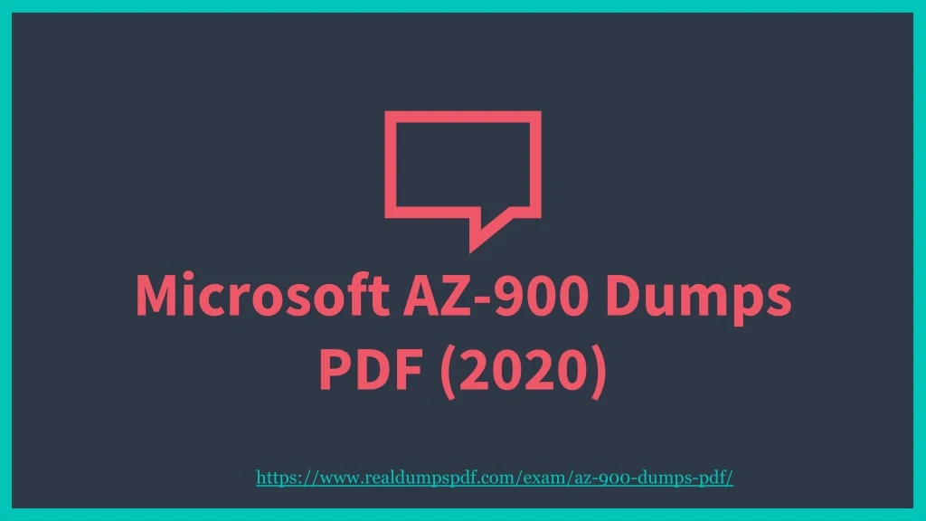 microsoft az 900 dumps pdf 2020