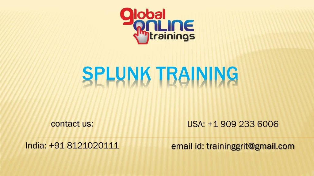 splunk training