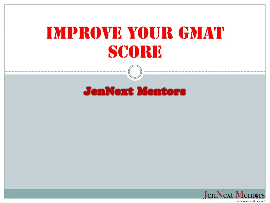 improve your gmat score