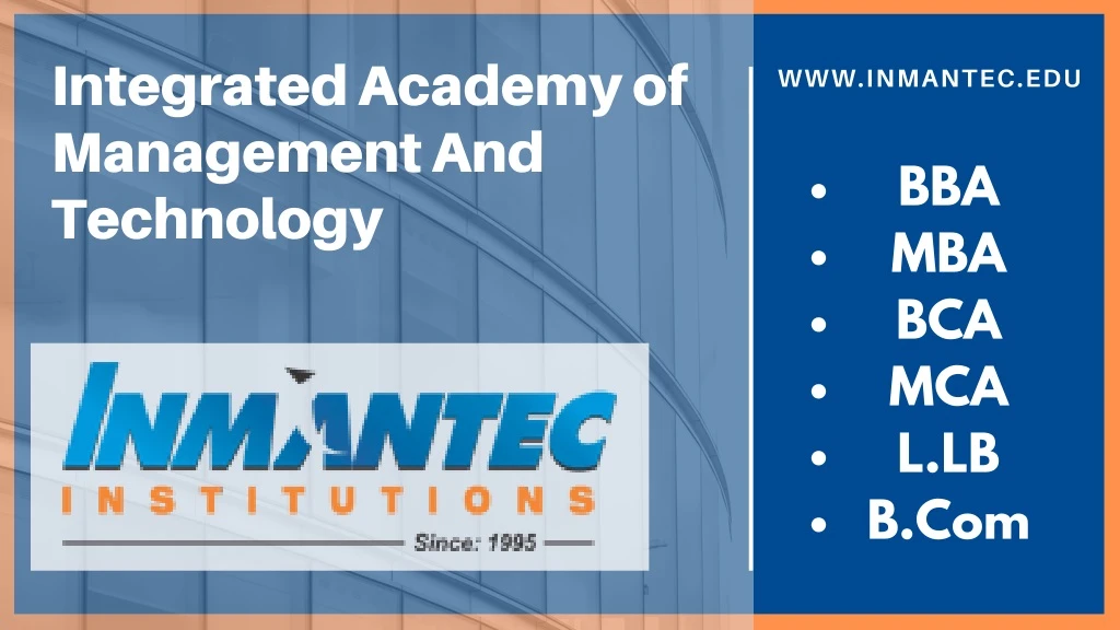 integrated academy of management and technology
