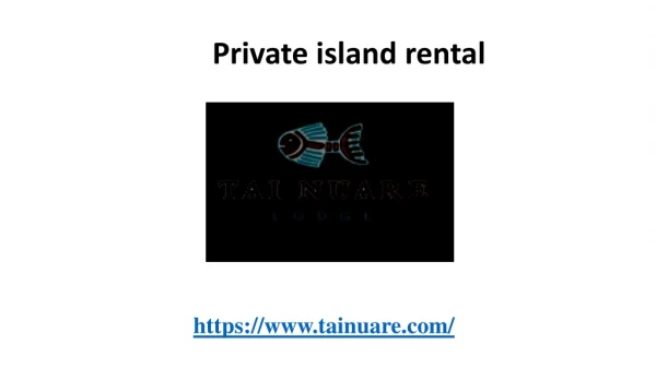 private island rental