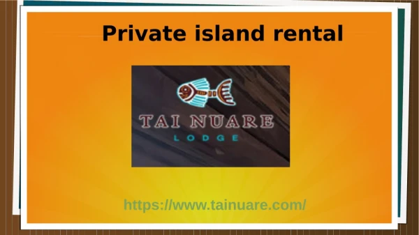 private island rental