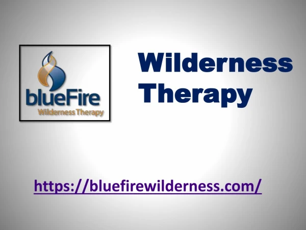 Wilderness Therapy - bluefirewilderness.com