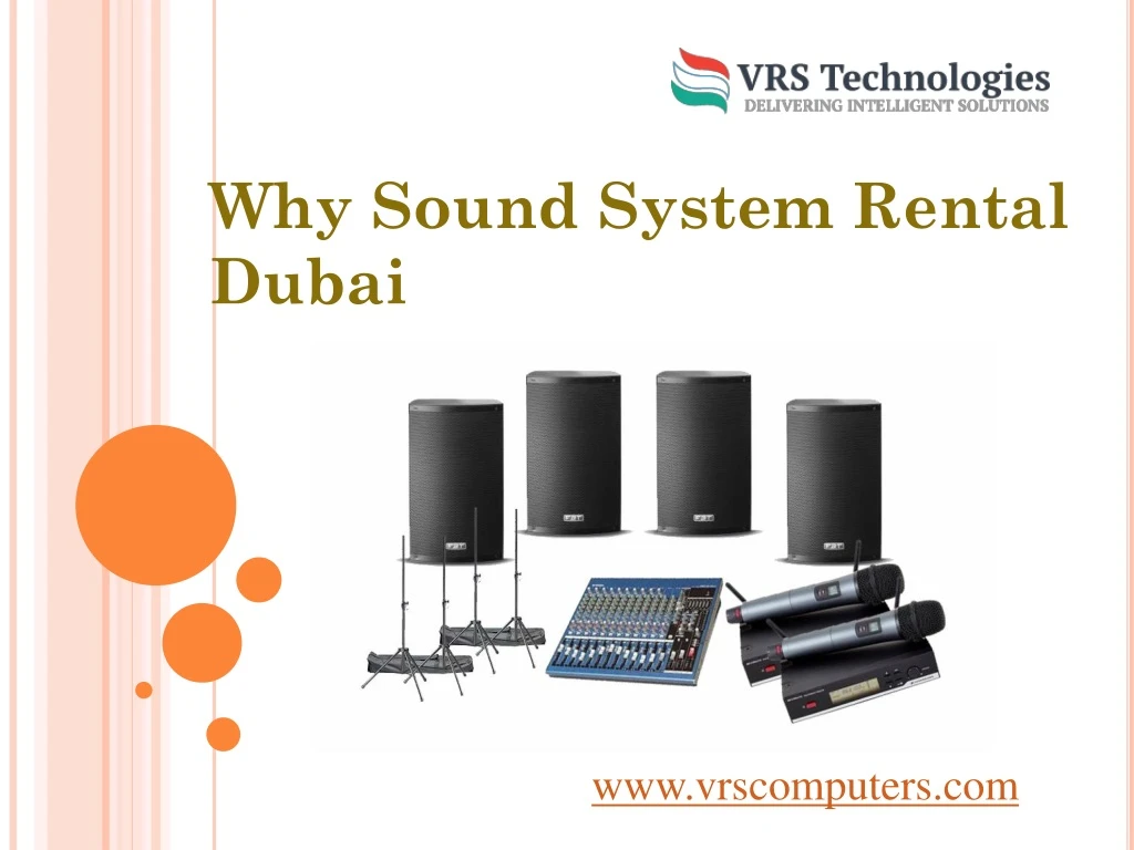 why sound system rental dubai