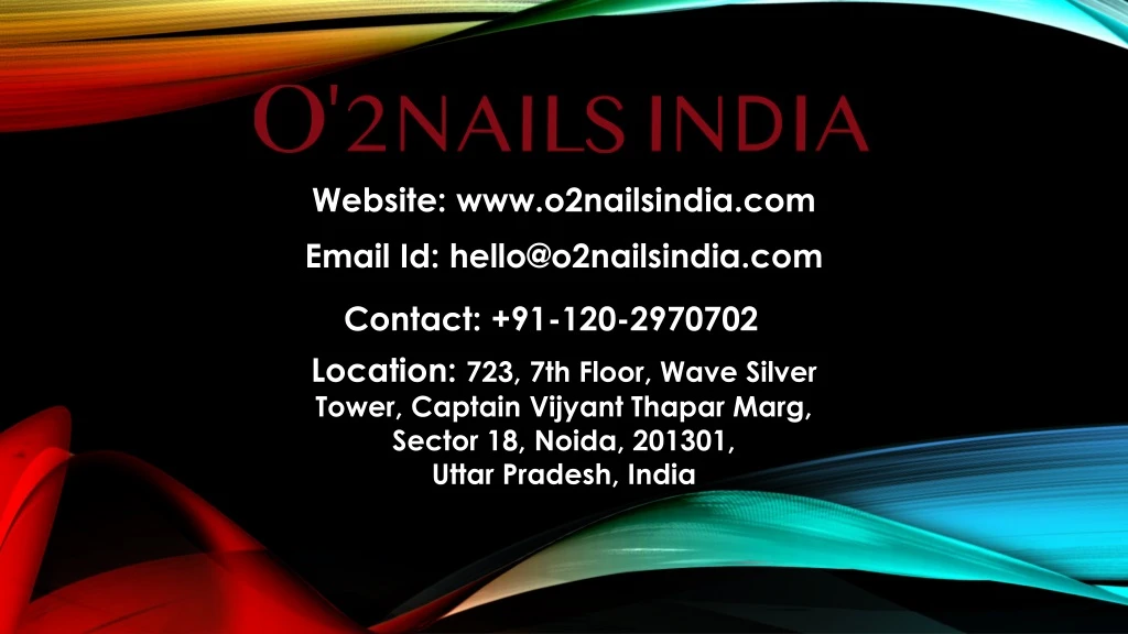 website www o2nailsindia com