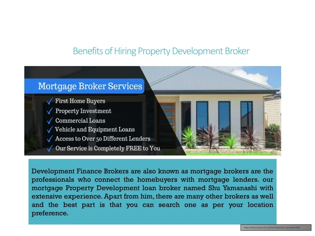 benefits of hiring property development broker
