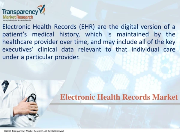 Electronic Health Records Market With a Healthy CAGR of 5.70% Between 2017-2025