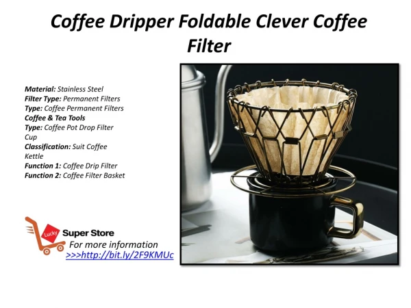 coffee dripper foldable clever coffee filter