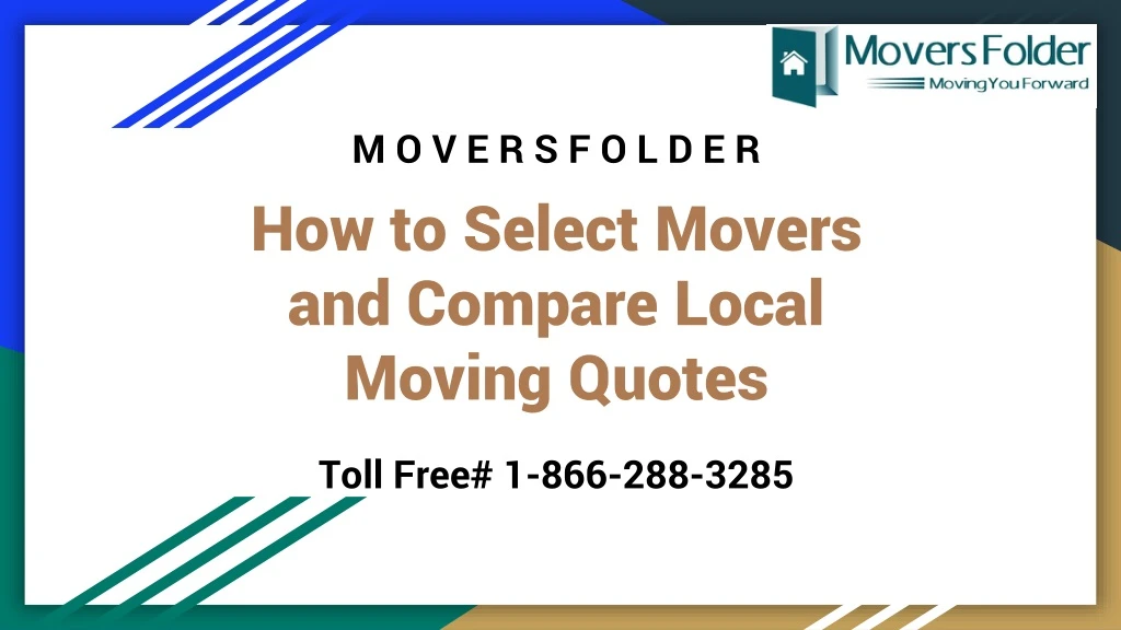 how to select movers and compare local moving quotes