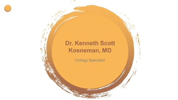 Dr. Kenneth S Koeneman, MD - Provides Consultation in Prostate Cancer Treatment