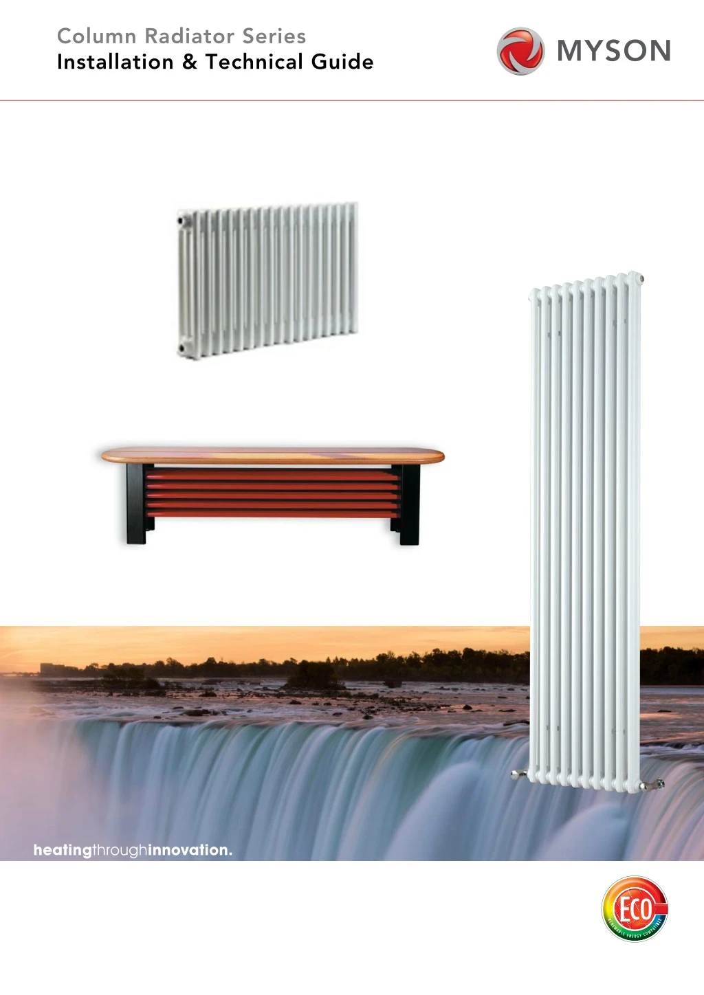 column radiator series installation technical
