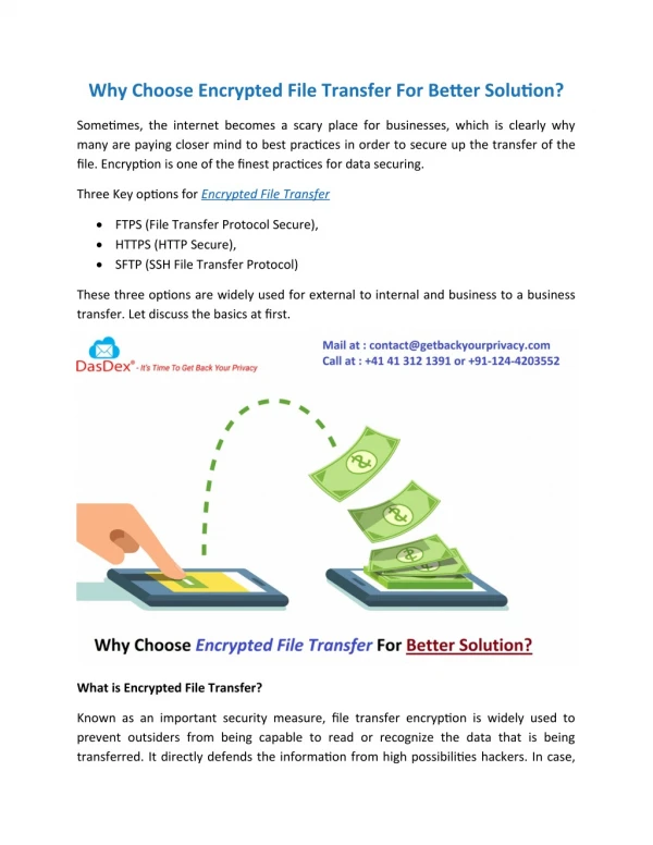why choose encrypted file transfer for better