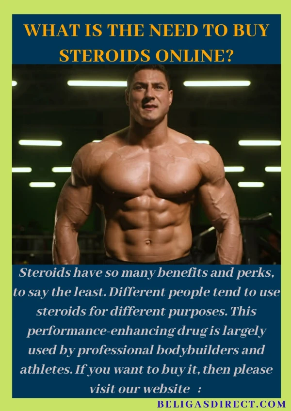 What Is The Need To Buy Steroids Online?
