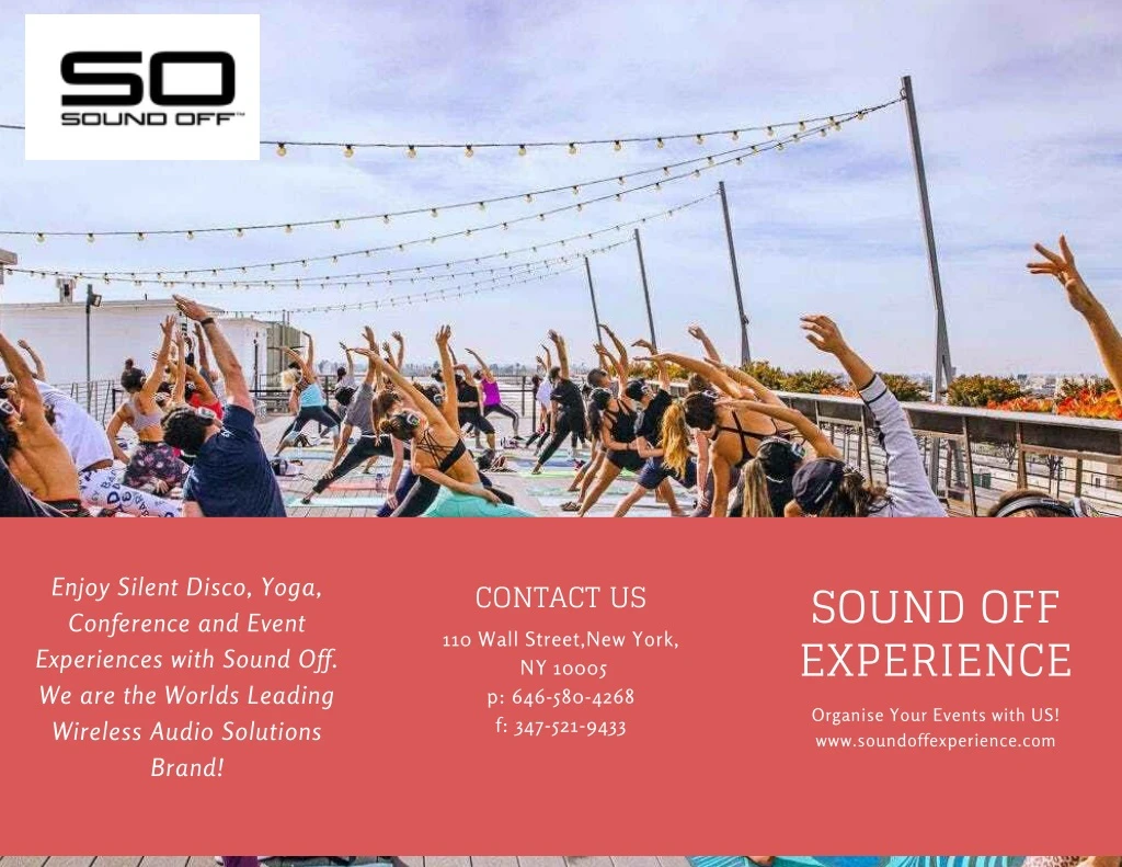 sound off experience organise your events with
