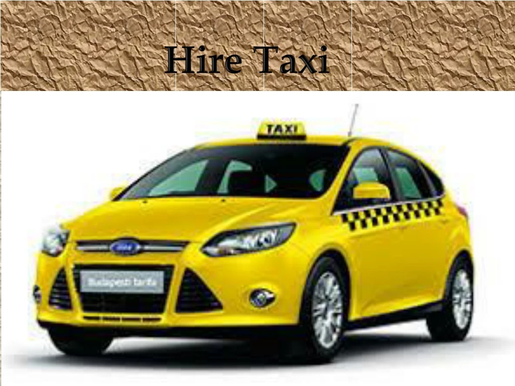 hire taxi